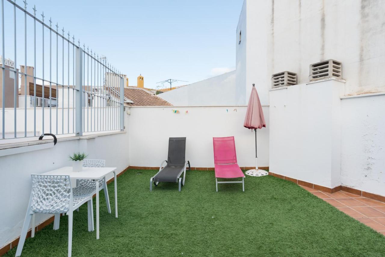 Atico Centro Historico A/C Bbq Wifi Apartment Malaga Luaran gambar